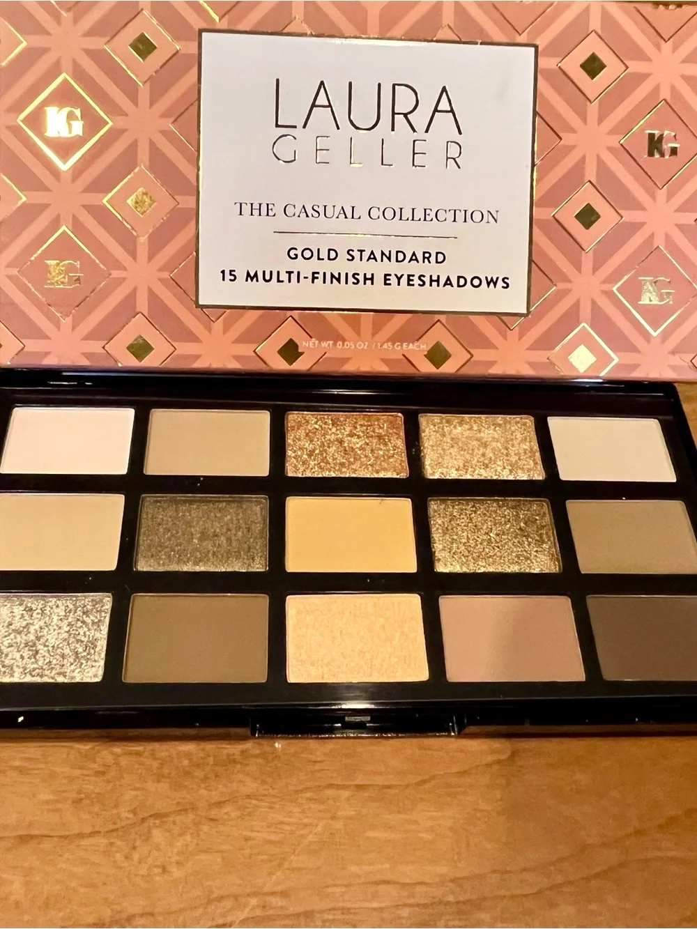 NEW Laura Geller Bundle: Gold Standard Eyeshadow Palette & Tinted Lip Oil